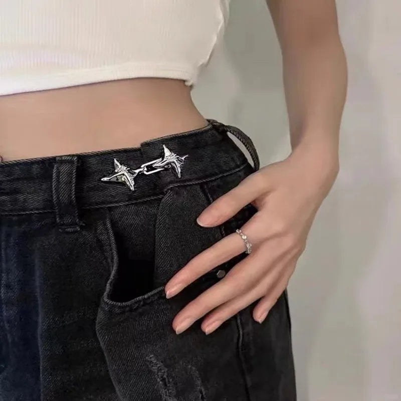 Novor Adjustable Four-Pointed Star Waist Buckle