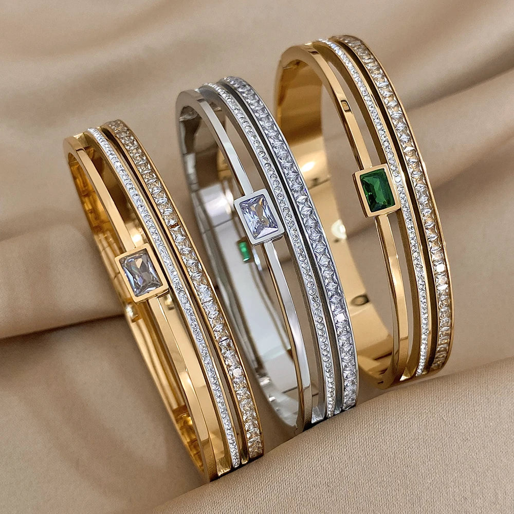 Novor Luxury Stainless Steel Cuff Bracelet