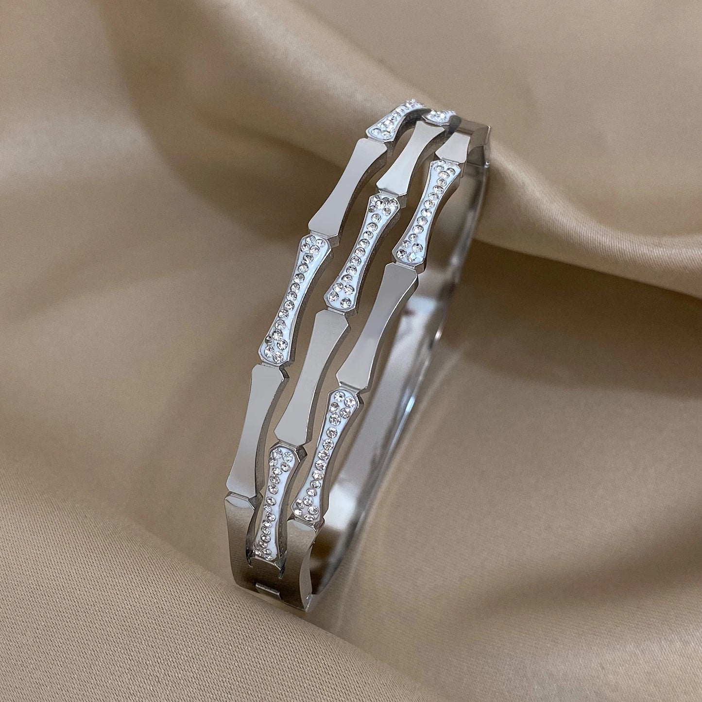Novor Luxury Stainless Steel Cuff Bracelet