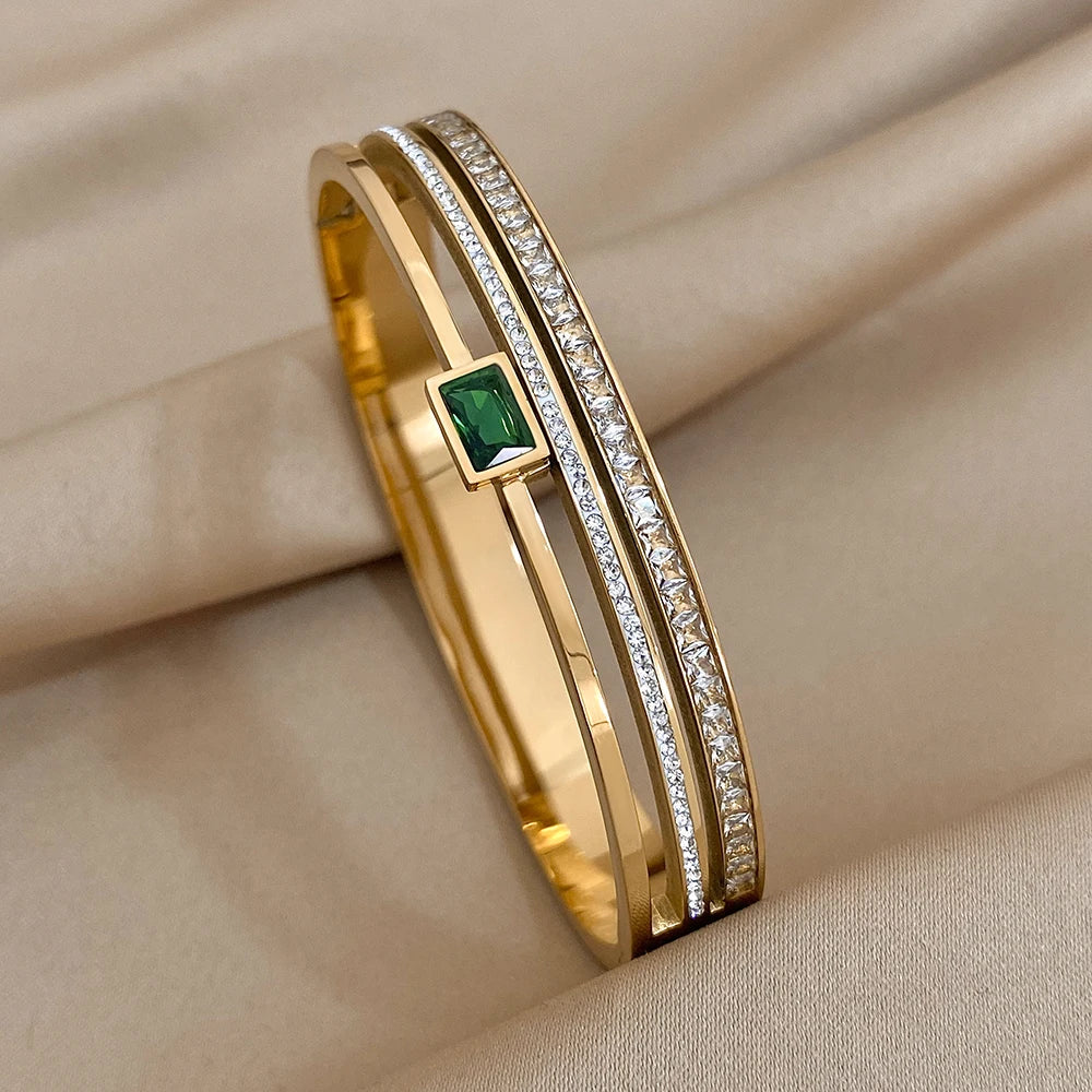Novor Luxury Stainless Steel Cuff Bracelet