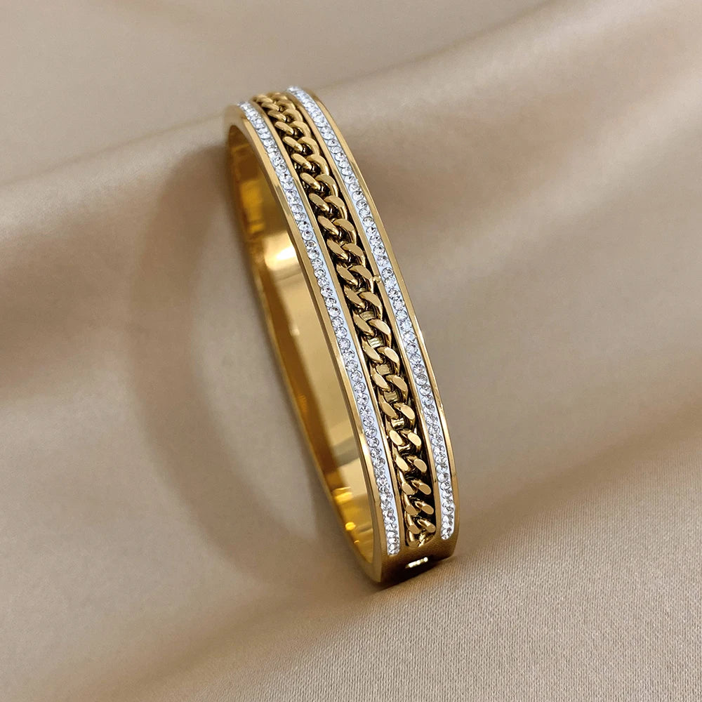 Novor Luxury Stainless Steel Cuff Bracelet