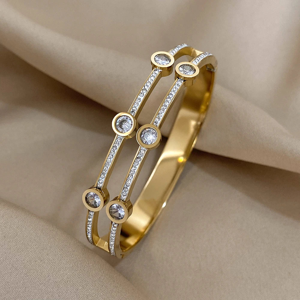 Novor Luxury Stainless Steel Cuff Bracelet