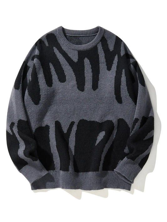 NOVOR Jacquard Knit Sweater