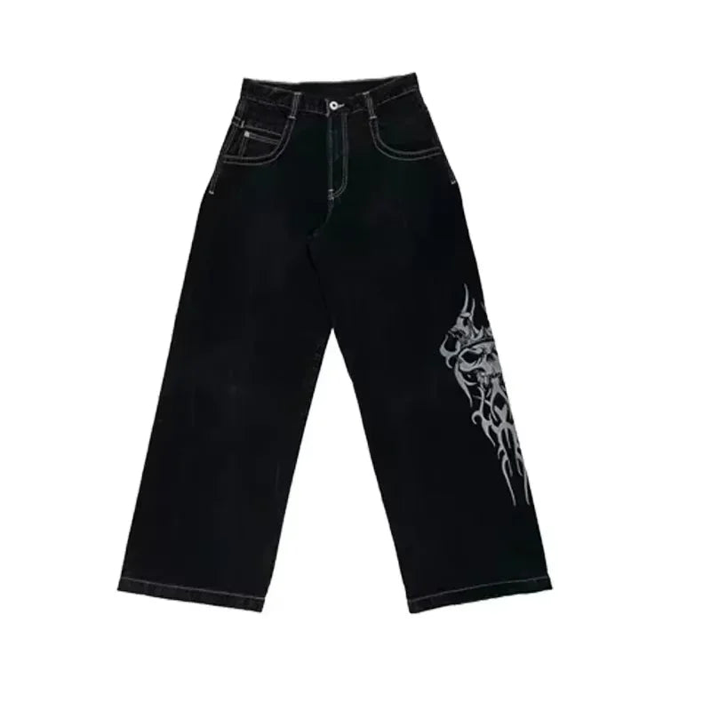 NOVOR Vintage Embroidered Baggy Jeans
