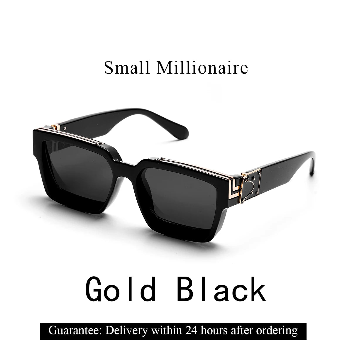 Novor Retro Black Millionaire Shades