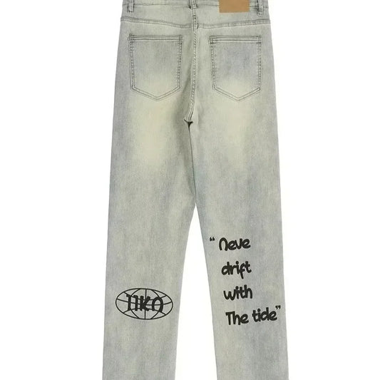 NOVOR "Gothic Edge" Baggy Jeans
