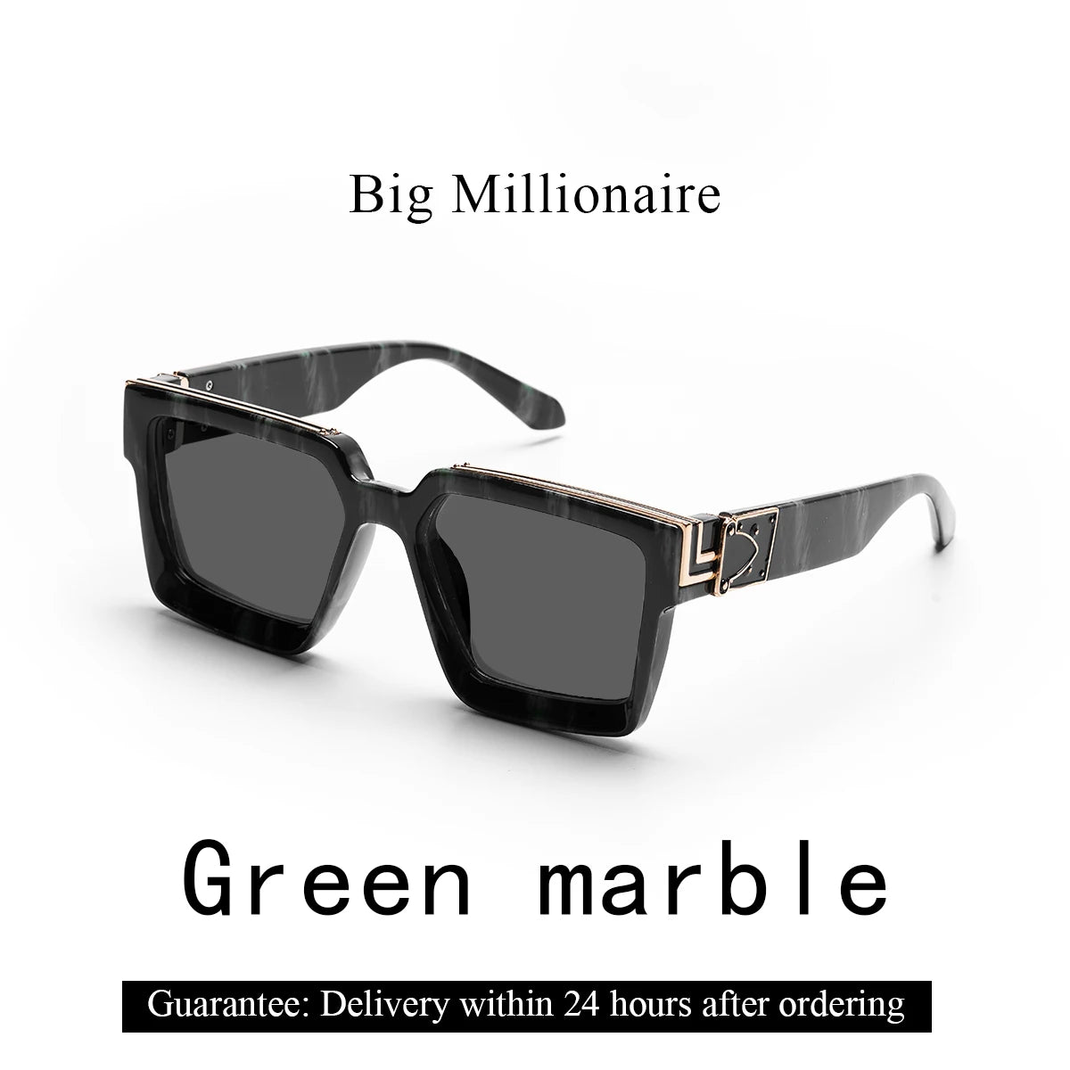 Novor Retro Black Millionaire Shades