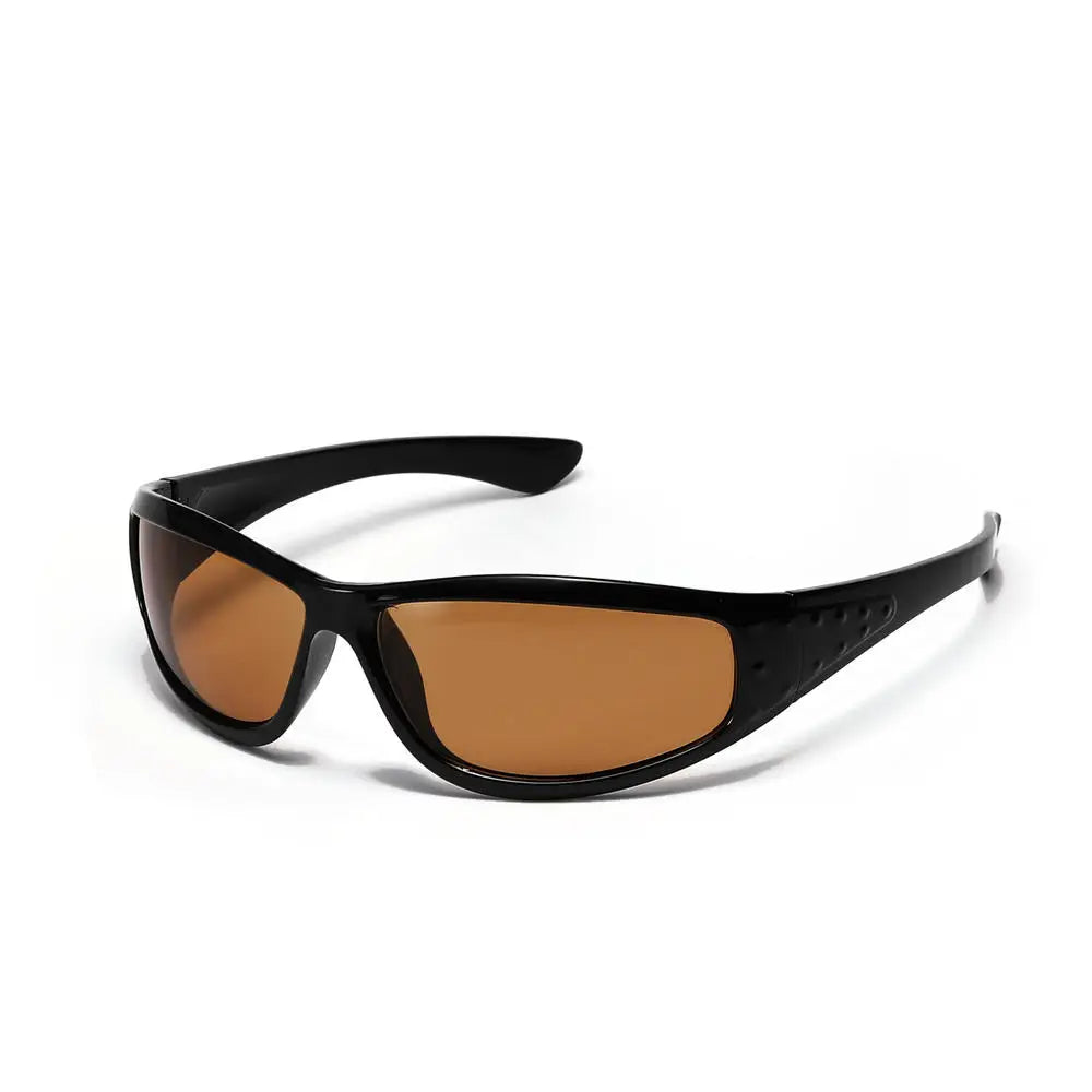 Novor Y2K Silver Futuristic Sunglasses