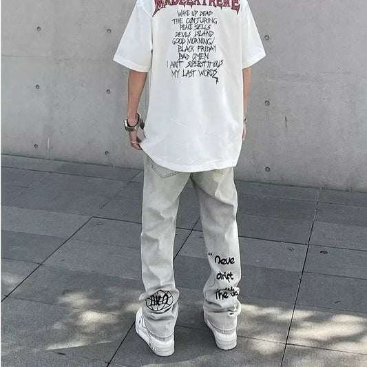NOVOR "Gothic Edge" Baggy Jeans