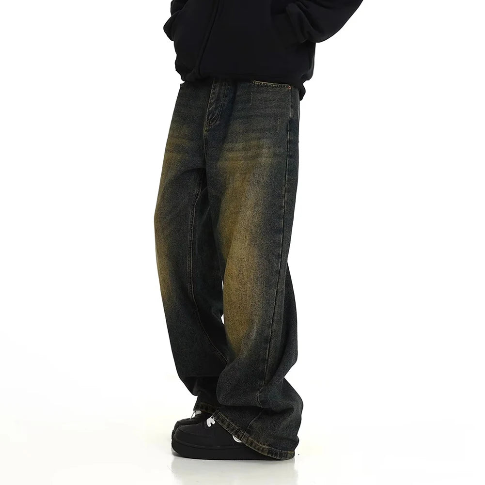 NOVOR Vintage Wash Baggy Jeans