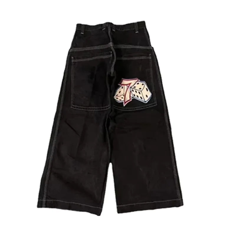 NOVOR Vintage Embroidered Baggy Jeans