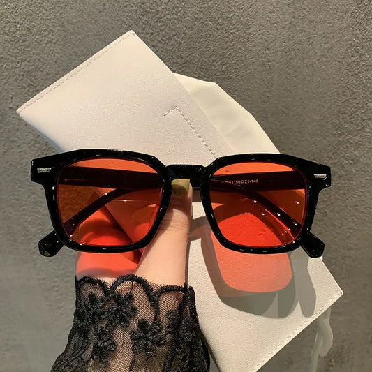 Unisex Rectangle Vintage Sunglasses