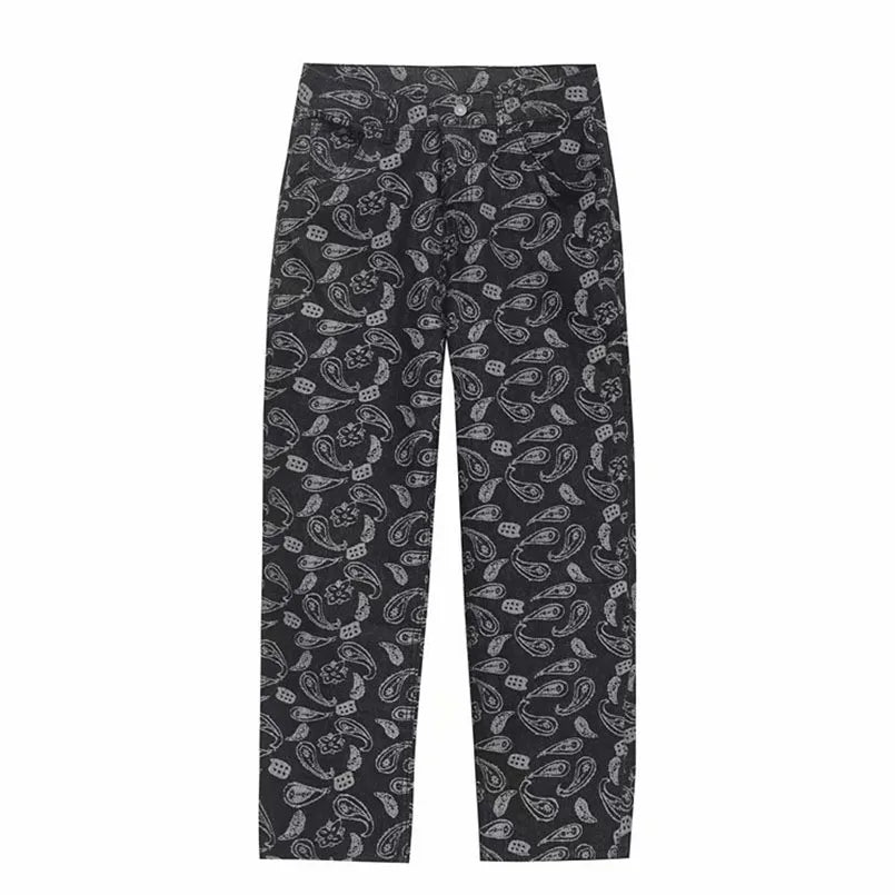 NOVOR Bandana Baggy Jeans