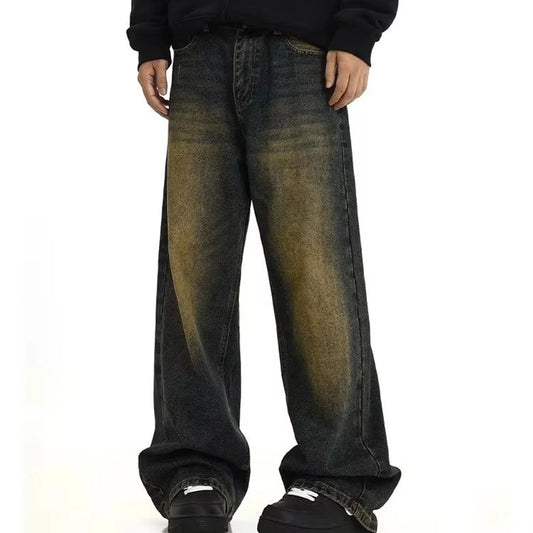 NOVOR Vintage Wash Baggy Jeans