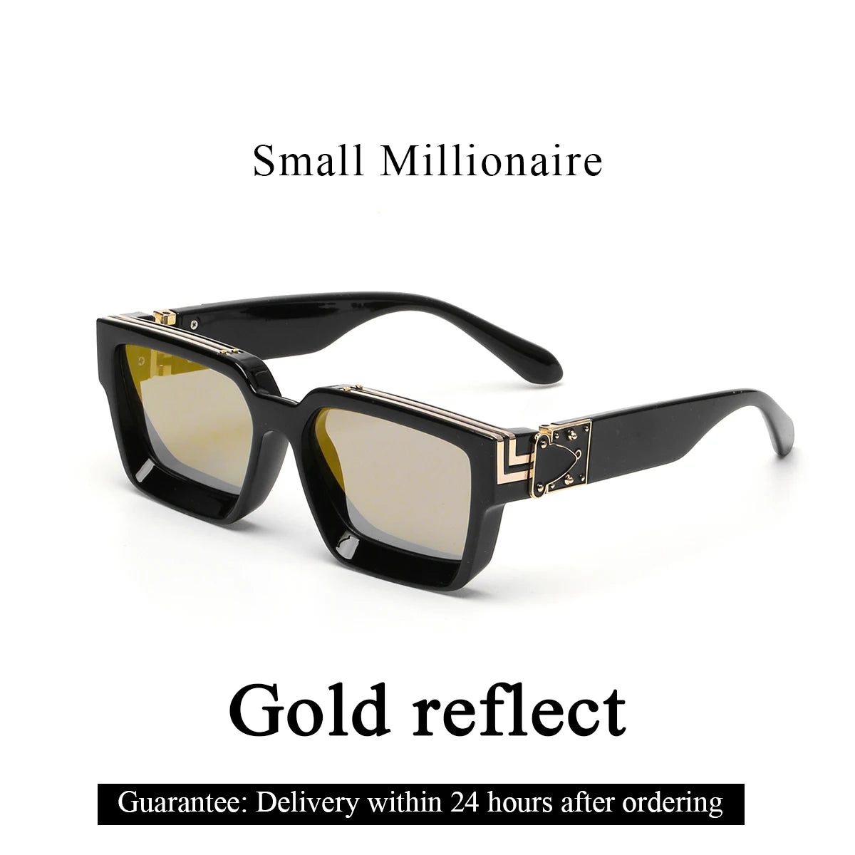 Novor Retro Black Millionaire Shades