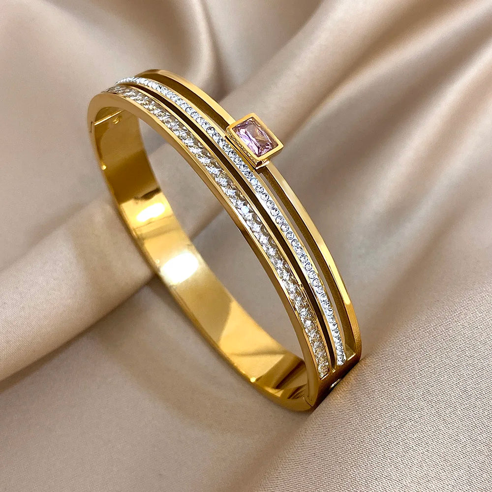 Novor Luxury Stainless Steel Cuff Bracelet