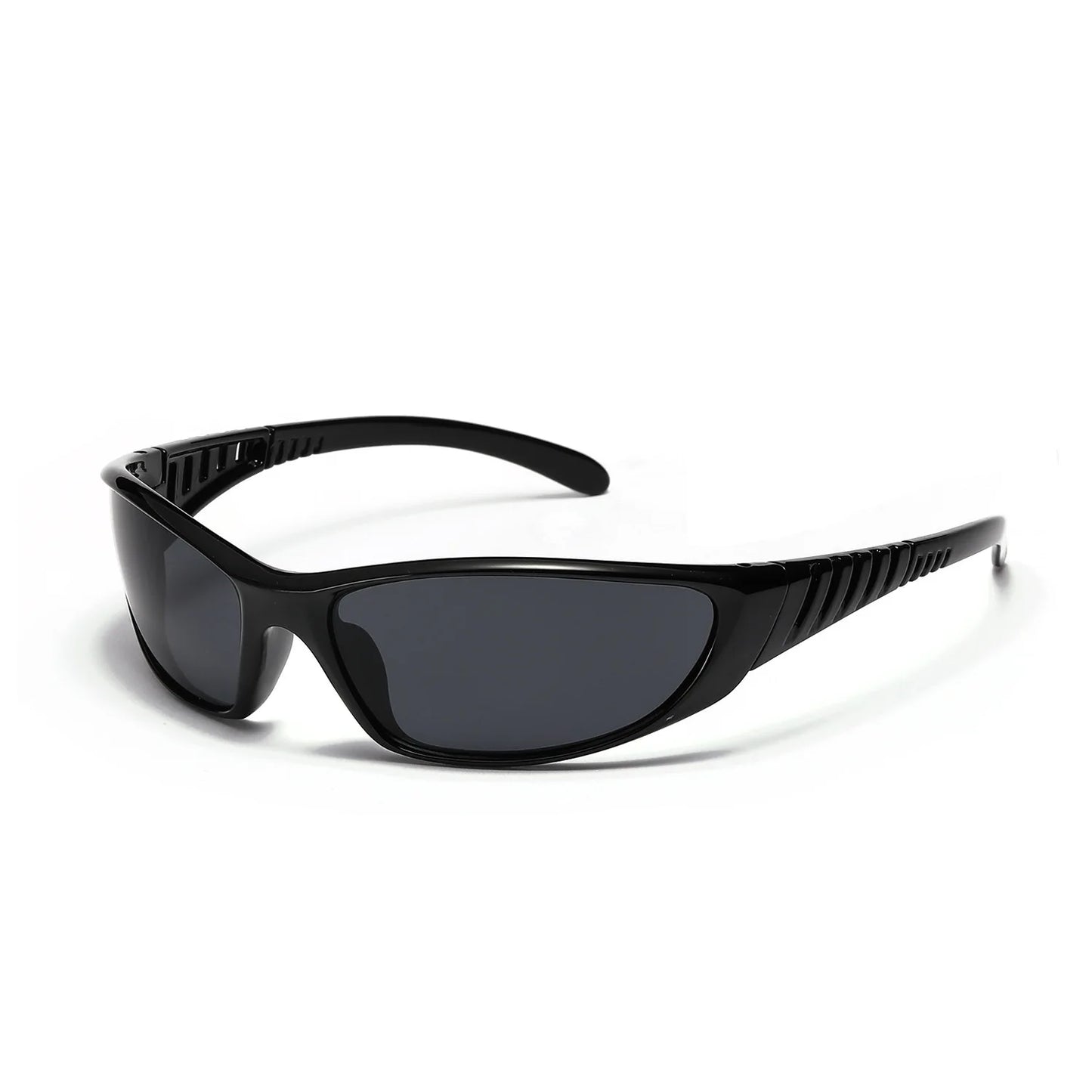 Novor Y2K Silver Futuristic Sunglasses