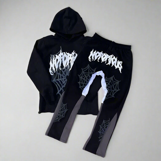 NOVOR Spiderweb Hoodie & Sweatpants Set