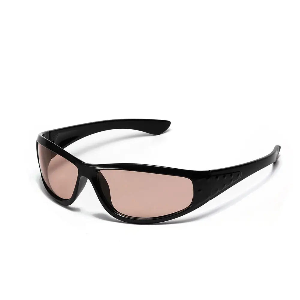 Novor Y2K Silver Futuristic Sunglasses