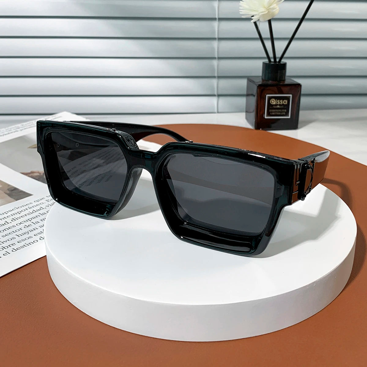 Novor Retro Black Millionaire Shades