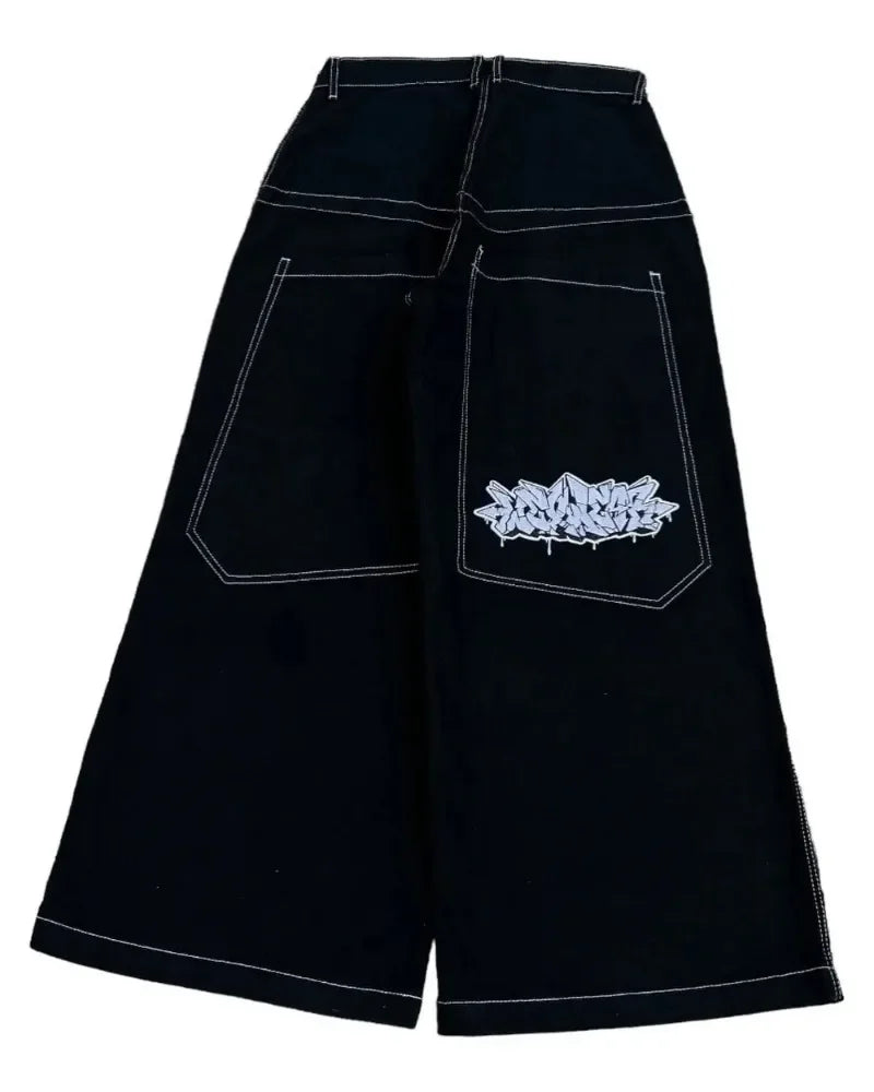 NOVOR Vintage Embroidered Baggy Jeans