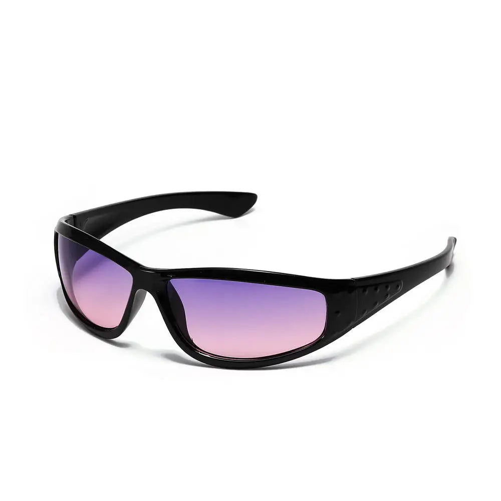 Novor Y2K Silver Futuristic Sunglasses