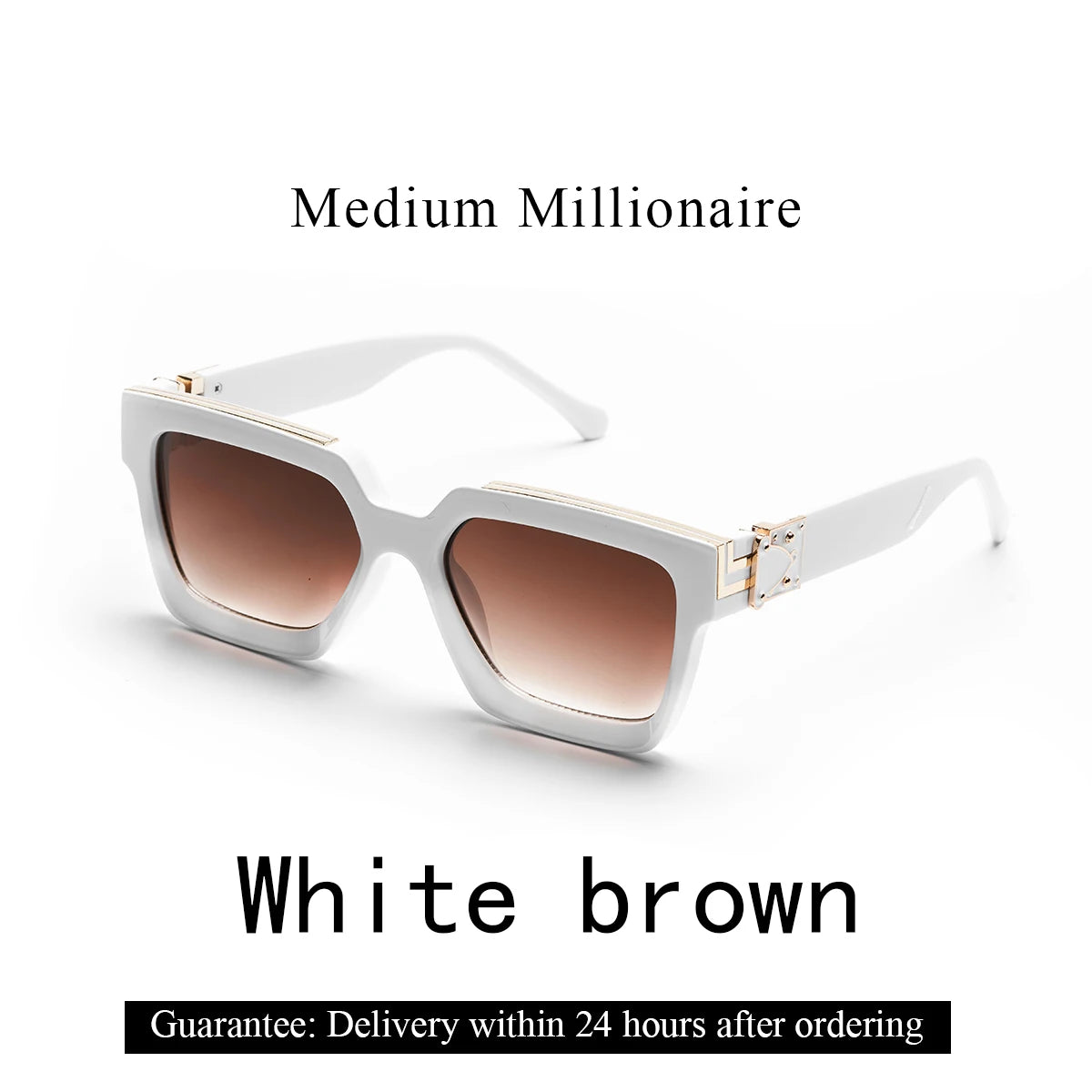 Novor Retro Black Millionaire Shades