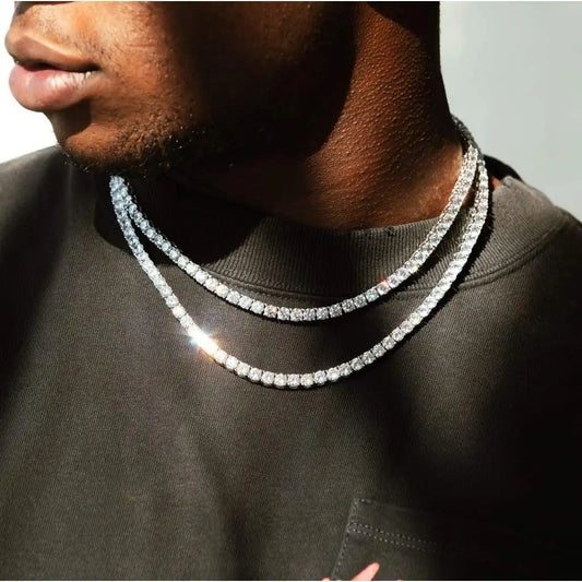 Novor 4MM Iced Out Tennis Chain