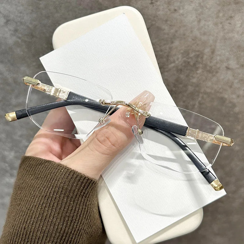 Novor Square Anti-Blue Light Reading Glasses – Metal Frame Eyewear for Men & Women