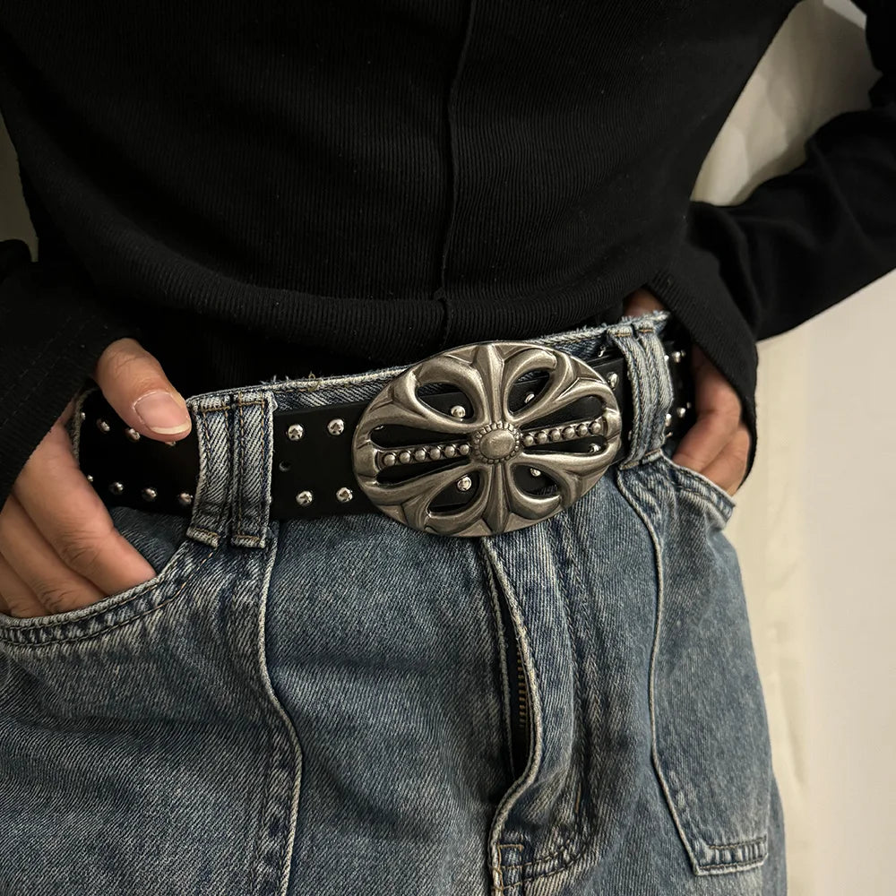 Novor Gothic Punk Wide Belt
