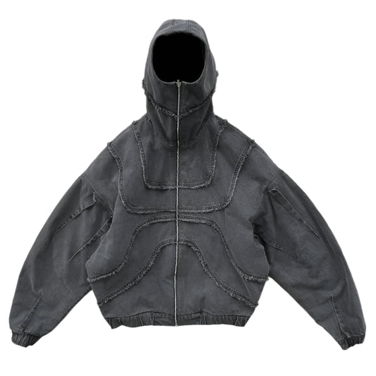 Novor Spliced Denim Jacket – Gothic Punk Streetwear