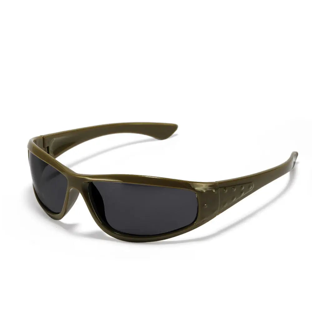 Novor Y2K Silver Futuristic Sunglasses