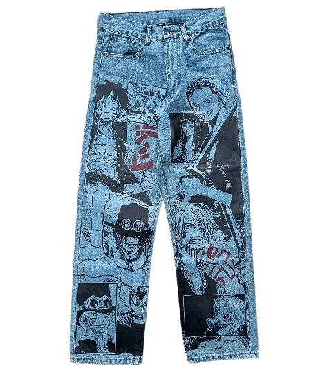 NOVOR "Anime Seduction" Baggy Jeans