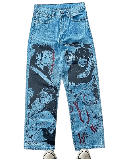 NOVOR "Anime Seduction" Baggy Jeans